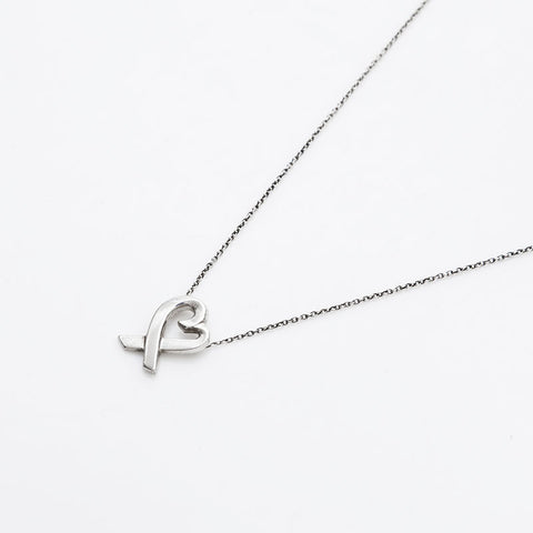 TIFFANY&Co. Loving Heart Mini 925 Necklace Silver WS21968