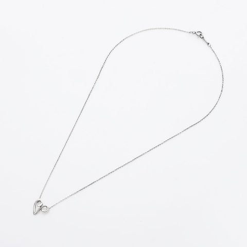 TIFFANY&Co. Alphabet V 925 Necklace Silver WS21969