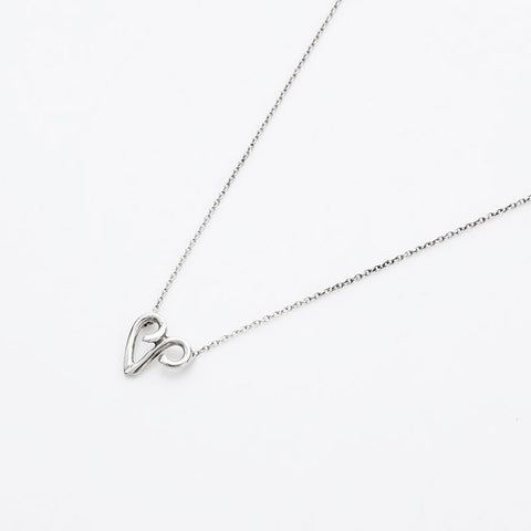 TIFFANY&Co. Alphabet V 925 Necklace Silver WS21969