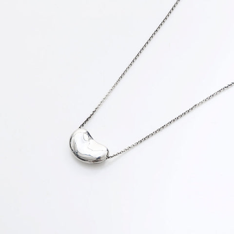 TIFFANY&Co. Bean Design Large 925 Necklace Silver WS21970