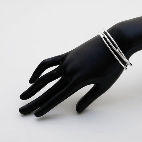 極美品 ティファニー TIFFANY&Co. ダイアゴナル 925 ブレスレット シルバー WS21971