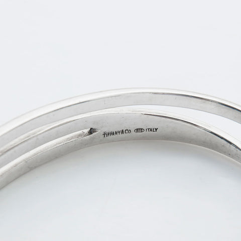 極美品 ティファニー TIFFANY&Co. ダイアゴナル 925 ブレスレット シルバー WS21971