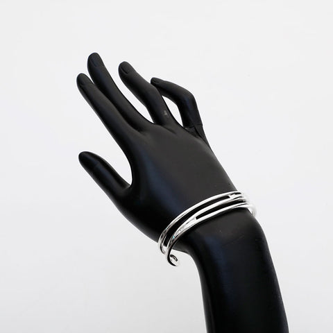 極美品 ティファニー TIFFANY&Co. ダイアゴナル 925 ブレスレット シルバー WS21971