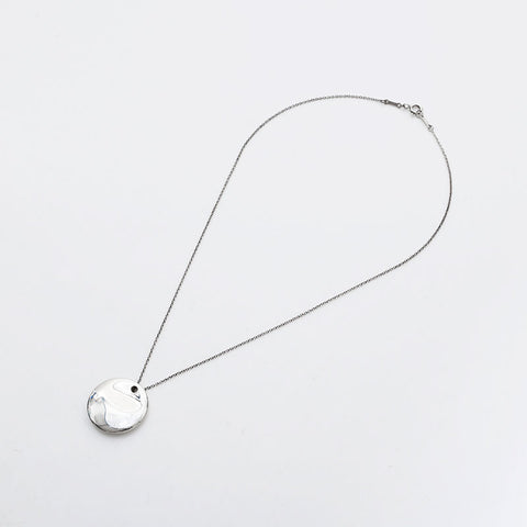 TIFFANY&Co. Round Plate 925 Necklace Silver WS21972