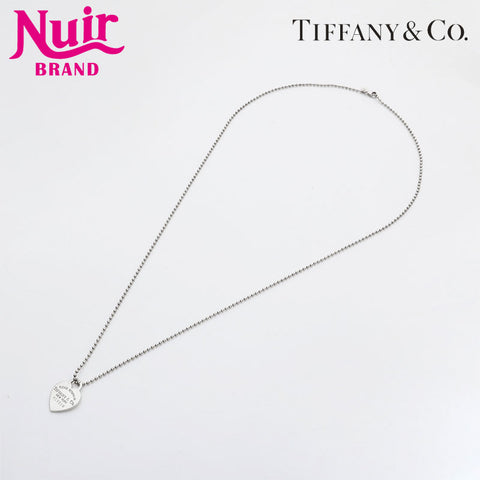 TIFFANY&Co. Return to Heart 925 Ball Chain Necklace Silver WS21973