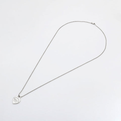 TIFFANY&Co. Return to Heart 925 Ball Chain Necklace Silver WS21973