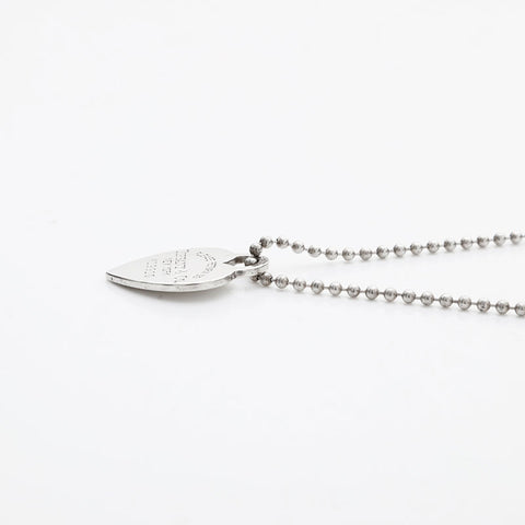 TIFFANY&Co. Return to Heart 925 Ball Chain Necklace Silver WS21973