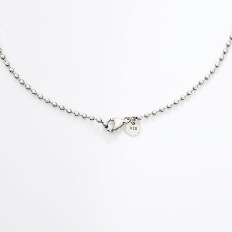 TIFFANY&Co. Return to Heart 925 Ball Chain Necklace Silver WS21973