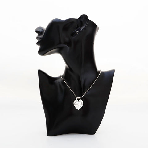 TIFFANY&Co. Return to Heart 925 Ball Chain Necklace Silver WS21973