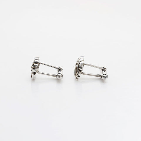 TIFFANY&Co. Combi Twist Cufflinks 925 750 Other accessories Silver WS21974