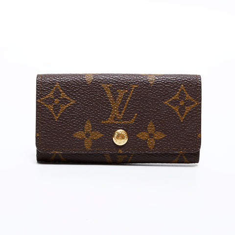 LOUIS VUITTON 1990 Monogram Multicles Key holder Brown WS21975