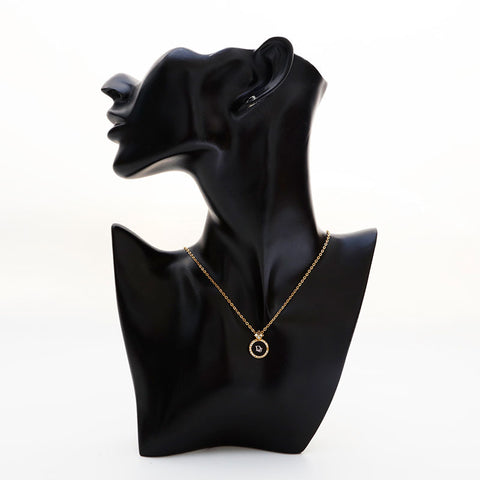 Christian Dior logo Necklace gold WS21976