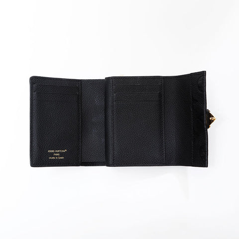 ルイ・ヴィトン LOUIS VUITTON モノグラム ポルトフォイユ メティス コンパクト 三つ折り財布 ブラック WS21977