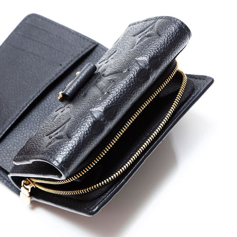 ルイ・ヴィトン LOUIS VUITTON モノグラム ポルトフォイユ メティス コンパクト 三つ折り財布 ブラック WS21977