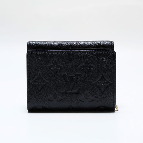 ルイ・ヴィトン LOUIS VUITTON モノグラム ポルトフォイユ メティス コンパクト 三つ折り財布 ブラック WS21977