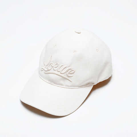 LOEWE Logo cap cap Ivory WS21982