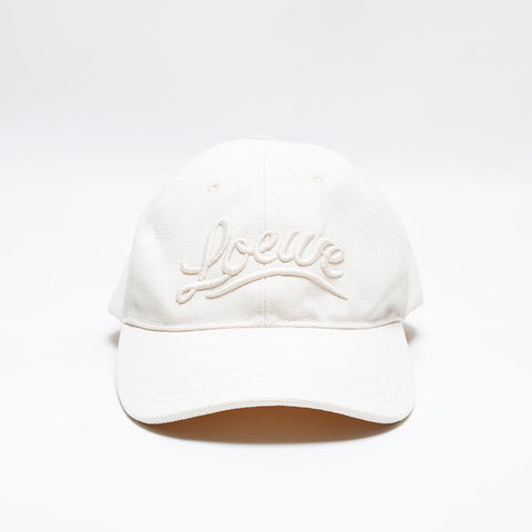 LOEWE Logo cap cap Ivory WS21982