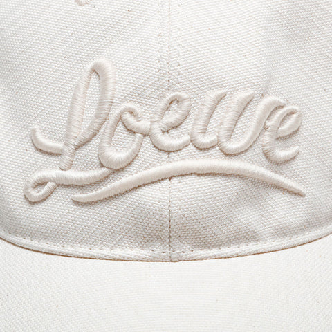 LOEWE Logo cap cap Ivory WS21982