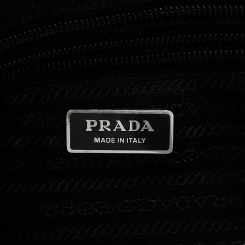 PRADA Nylon Shoulder Bag black WS21993