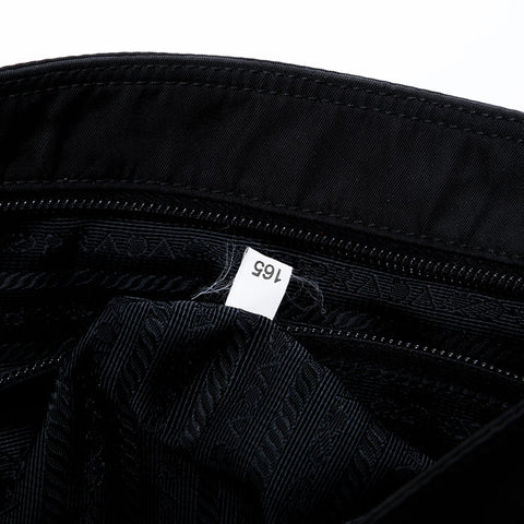 PRADA Nylon Shoulder Bag black WS21993
