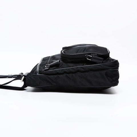PRADA Nylon Shoulder Bag black WS21993