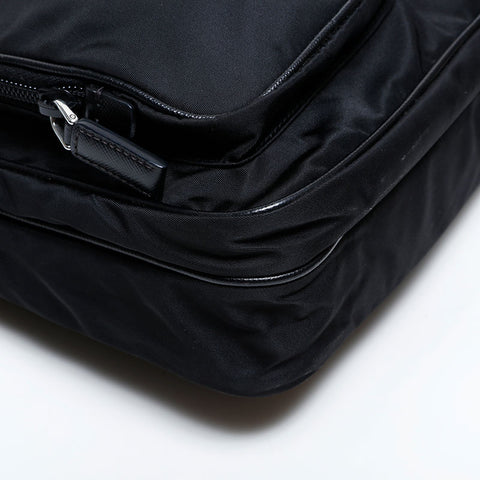 PRADA Nylon Shoulder Bag black WS21993