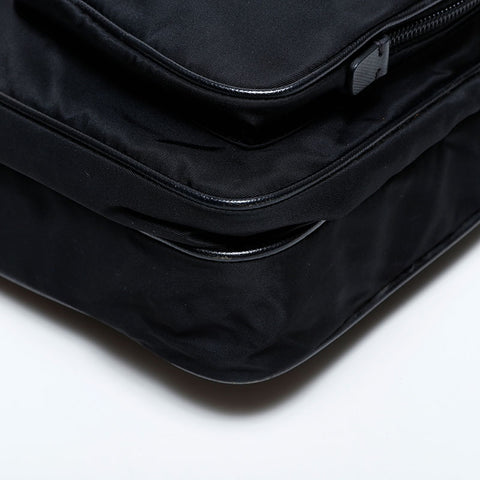PRADA Nylon Shoulder Bag black WS21993