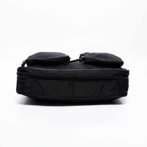 PRADA Nylon Shoulder Bag black WS21993