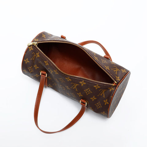 LOUIS VUITTON 1999 Monogram Papillon 30 Shoulder Bag Brown WS21994