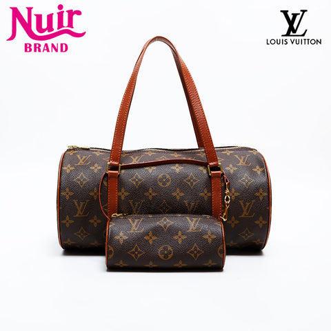 LOUIS VUITTON 1999 Monogram Papillon 30 Shoulder Bag Brown WS21994