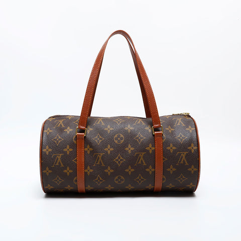 LOUIS VUITTON 1999 Monogram Papillon 30 Shoulder Bag Brown WS21994