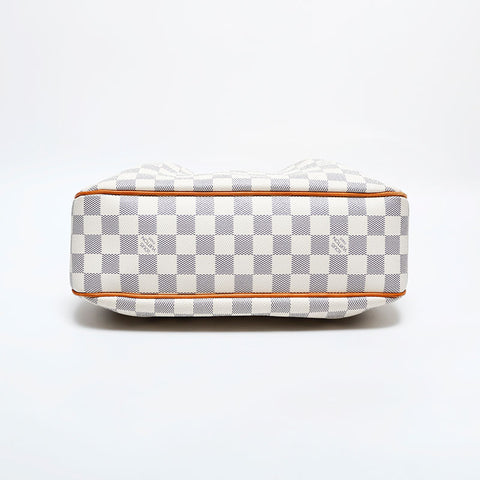 LOUIS VUITTON 2011 Damier Azur Siracusa PM Shoulder Bag white WS21996