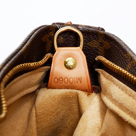 LOUIS VUITTON 2000 Monogram Looping GM Shoulder Bag Brown WS21998