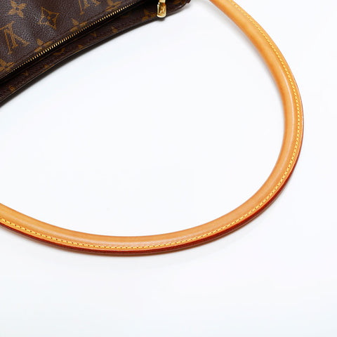 LOUIS VUITTON 2000 Monogram Looping GM Shoulder Bag Brown WS21998