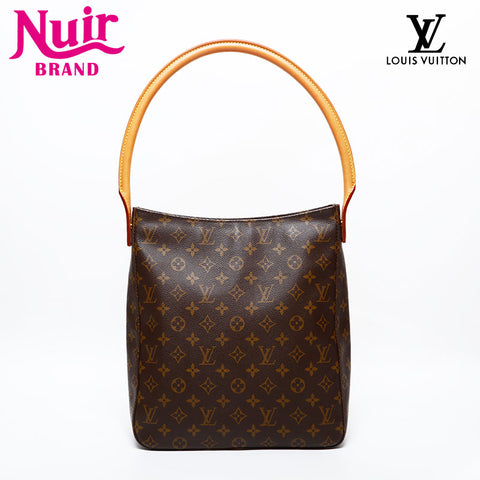 LOUIS VUITTON 2000 Monogram Looping GM Shoulder Bag Brown WS21998