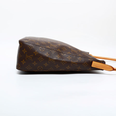 LOUIS VUITTON 2000 Monogram Looping GM Shoulder Bag Brown WS21998