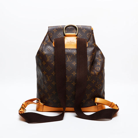 LOUIS VUITTON 1996 Monogram MontsourisGM Backpack Â· Daypack Brown WS22000