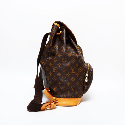 LOUIS VUITTON 1996 Monogram MontsourisGM Backpack Â· Daypack Brown WS22000