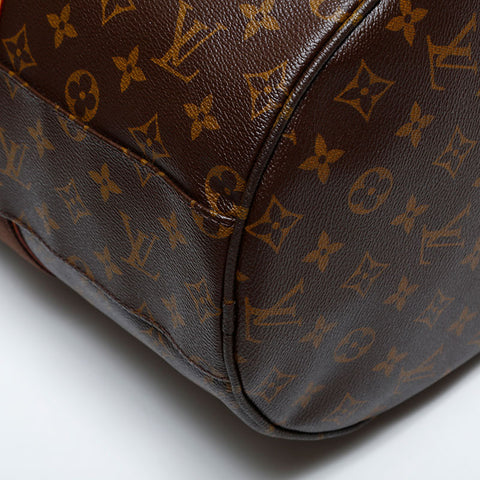 LOUIS VUITTON 2009 Monogram Sporty Bobble Boston bag Brown WS22002