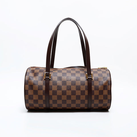 LOUIS VUITTON 2005 Damier Papillon 30 Shoulder Bag Brown WS22003