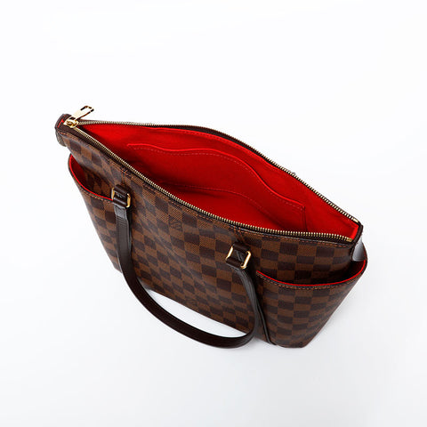 LOUIS VUITTON 2014 Damier Totally PM Tote Bag Brown WS22004
