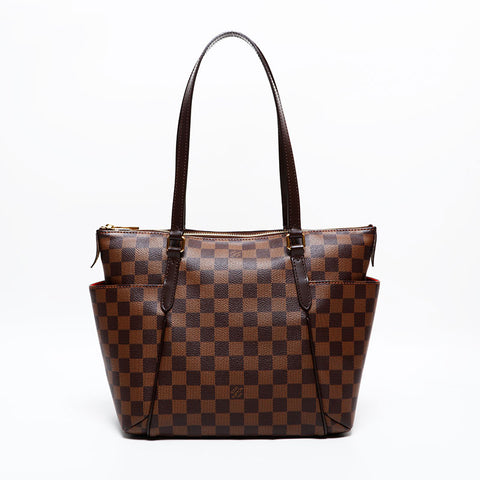 LOUIS VUITTON 2014 Damier Totally PM Tote Bag Brown WS22004