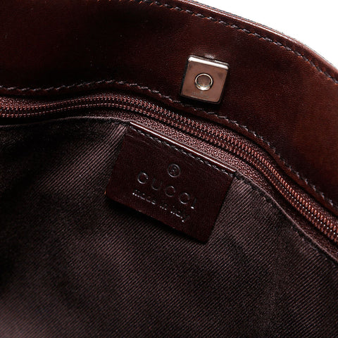 グッチ GUCCI GG キャンバス ハンドバッグ ブラウン WS22009