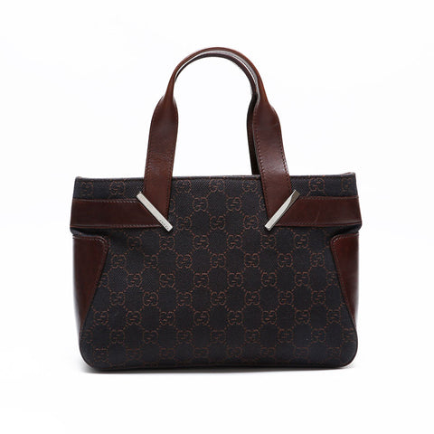 グッチ GUCCI GG キャンバス ハンドバッグ ブラウン WS22009