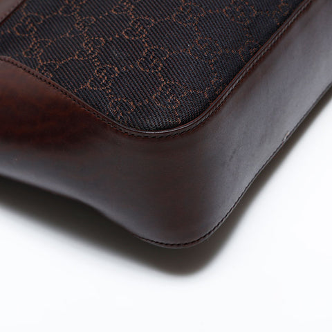 グッチ GUCCI GG キャンバス ハンドバッグ ブラウン WS22009