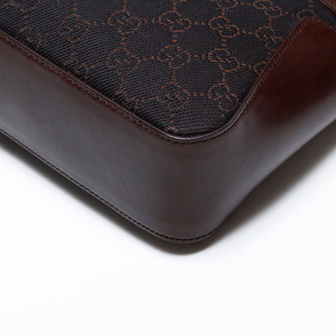 グッチ GUCCI GG キャンバス ハンドバッグ ブラウン WS22009