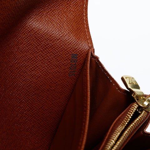 LOUIS VUITTON Monogram Portefeuille Sarah 2005 Purse Brown WS22010