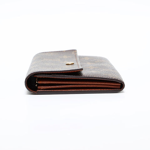 LOUIS VUITTON Monogram Portefeuille Sarah 2005 Purse Brown WS22010