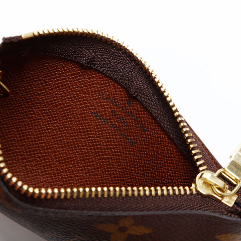ルイ・ヴィトン LOUIS VUITTON 2020年製 モノグラム ポシェットクレ コイン ポーチ キーケース ブラウン WS22013