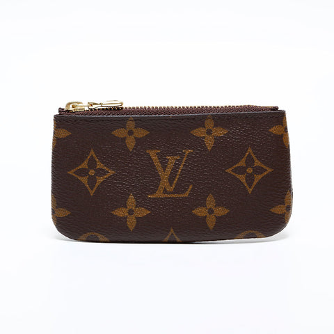ルイ・ヴィトン LOUIS VUITTON 2020年製 モノグラム ポシェットクレ コイン ポーチ キーケース ブラウン WS22013